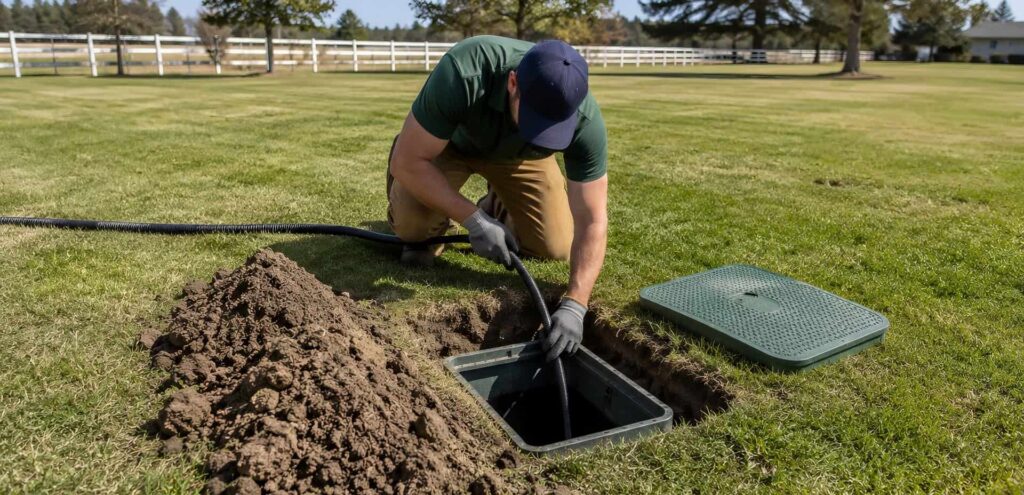 Cleaning out Septic System