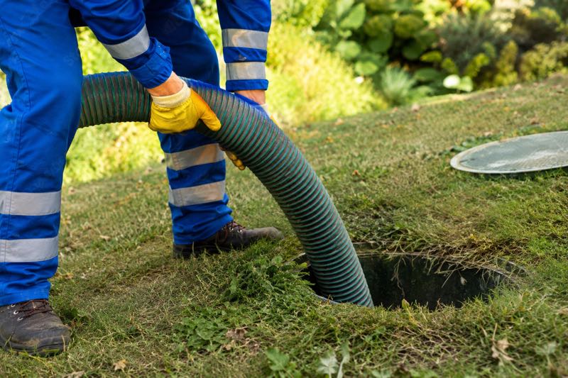 Cleaning out Septic System